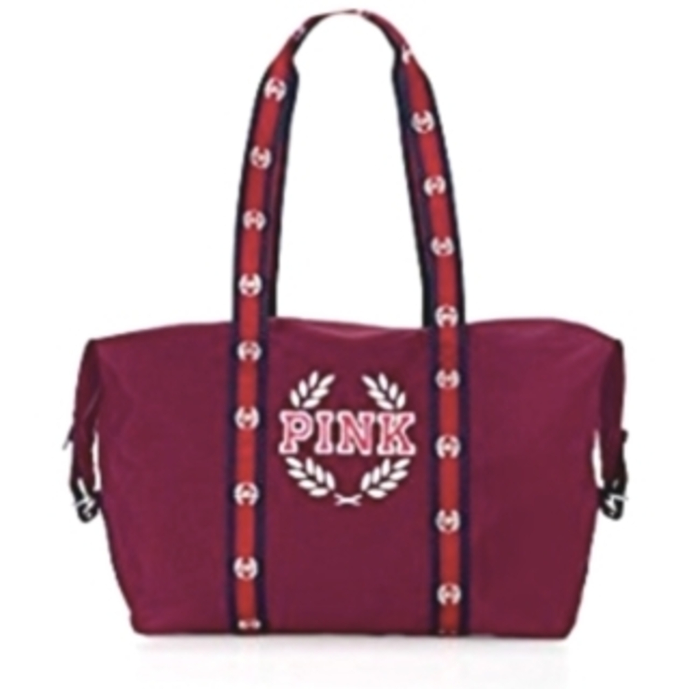 PINK Victoria's Secret Burgundy Tote